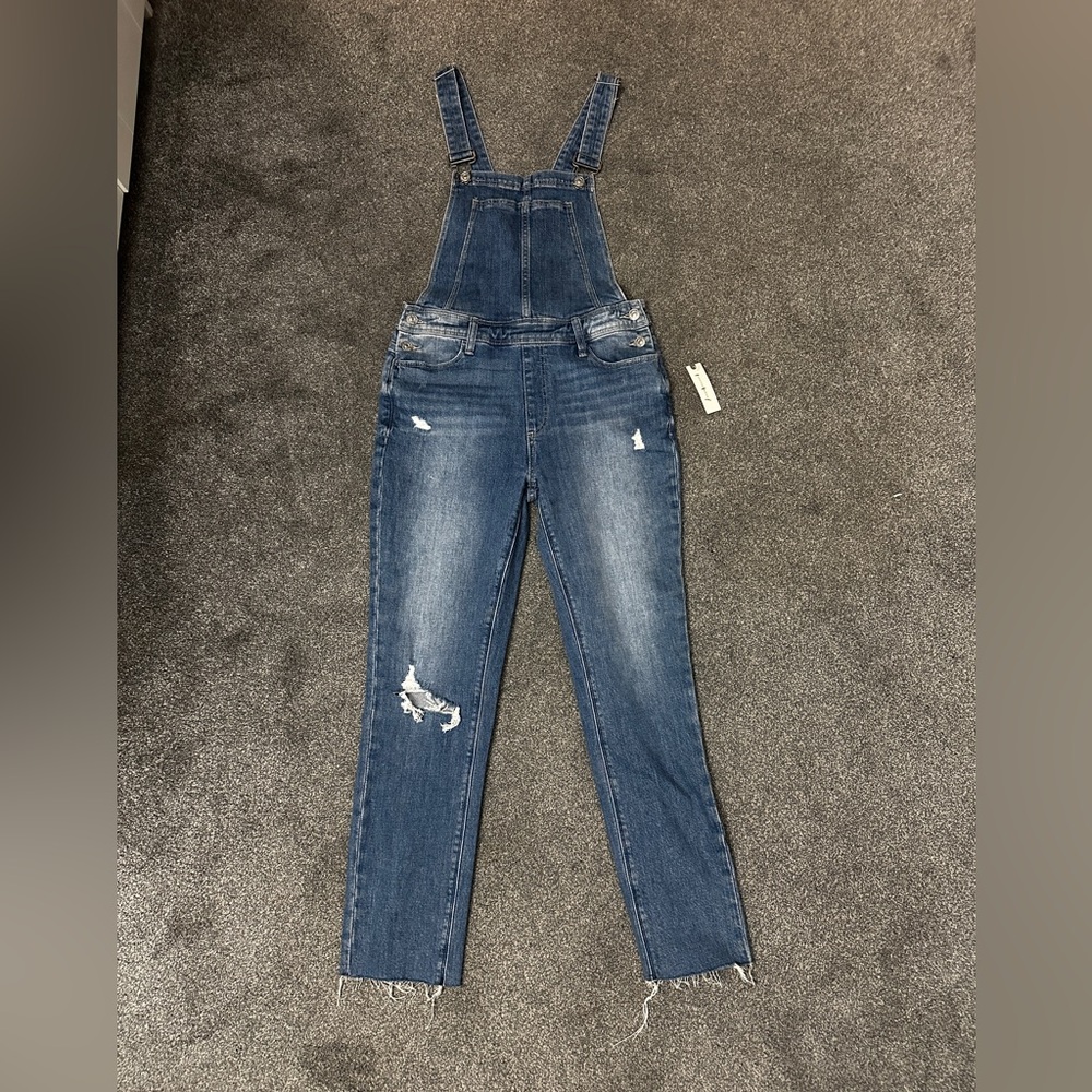 Anthropologie Blue Paige Denim Overalls Distressed Style